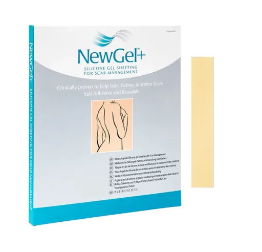 NewGel+ Béžová náplasť v tvare prúžka (4 ks) NG-101S