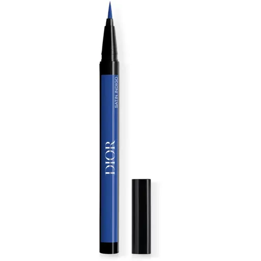 DIOR Diorshow Liquid Liner tekuté očné linky v pere vodeodolné odtieň 181 Satin Indigo 0.55 ml