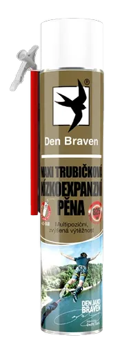 DEN BRAVEN - Maxi trubičková nízkoexpanzná pena žltá 500 ml