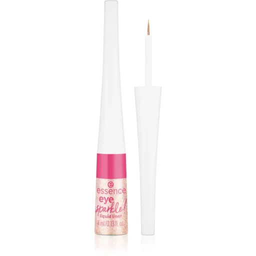 essence eye sparkle! tekuté linky na oči s trblietkami odtieň 01 Sparkling Lights 4 ml