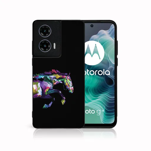 MY ART Ochranný kryt pre Motorola Moto G35 5G HORSE (249)