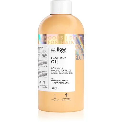 so!flow Medium Porosity Hair Emollient Oil hydratačný olej proti krepateniu 150 ml