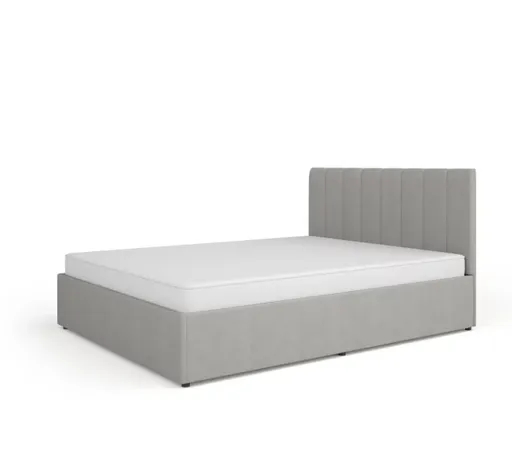 Dolmar Manželská posteľ MORASS MO12 | sivá 160 x 200 cm