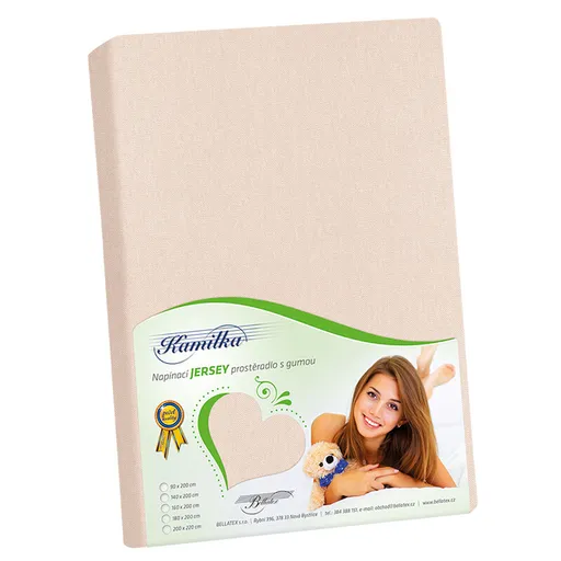 Bellatex Jersey prestieradlo Kamilka púdrová ružová