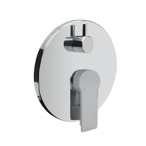 Mereo Sprchová podomietková batéria s prepínačom, Dita, Mbox, kruhový kryt, chróm CBE60106DA