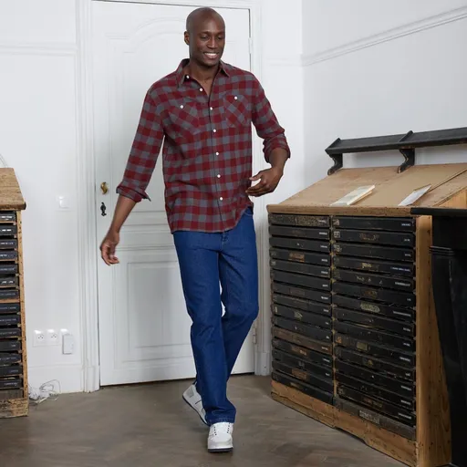 Flanelová kockovaná košeľa