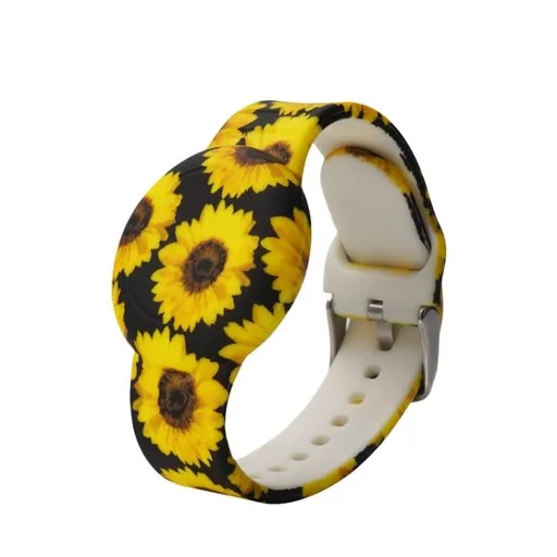ART Silikónový remienok pre Apple AirTag SUNFLOWER