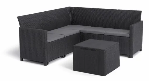 KETER Záhradný set MARIANNE 5 corner storage table | grafit