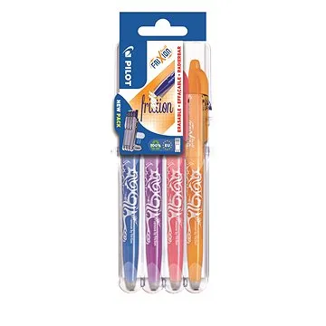 PILOT FriXion Ball 07/0,35 mm, Set2Go NEW COLORS – súprava 4 farieb