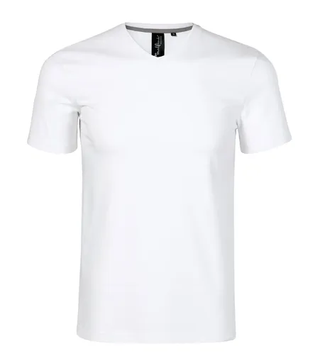 MALFINI Pánske tričko Action V-neck - Biela | M