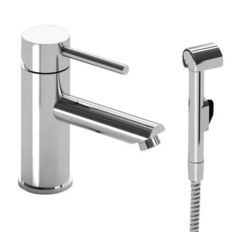 SAPHO - RHAPSODY Umývadlová stojánkova batéria s ručnou bidetovou sprškou, chróm 1209-09