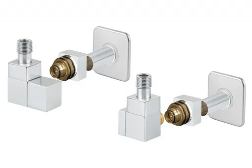 HOPA - EDGE-SET, rohový hranatý ventil (Z6) - Farba - Chróm, Variant - Ľavá RDEDGESETLC