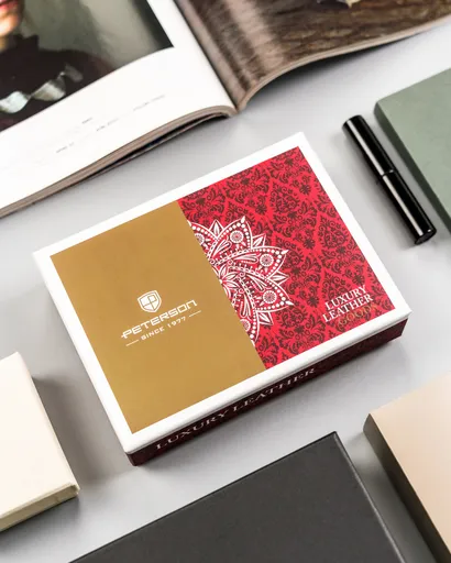 Veľká, kožená dámska peňaženka s RFID systémom - Peterson