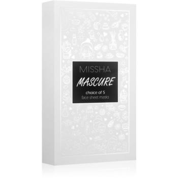 Missha Merry Christmas Mascure Mask Set sada plátenných masiek mix