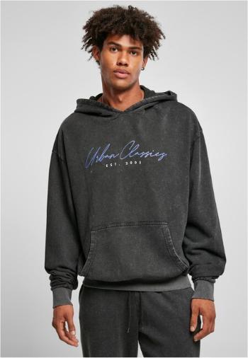 Urban Classics Script Logo Hoody black - XS