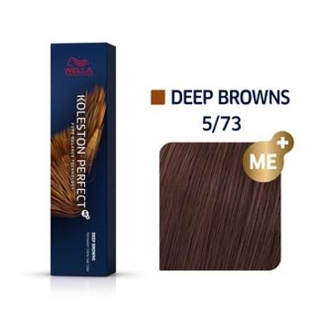 Wella Professionals Koleston Perfect Me+ Deep Browns profesionálna permanentná farba na vlasy 5/73 60 ml