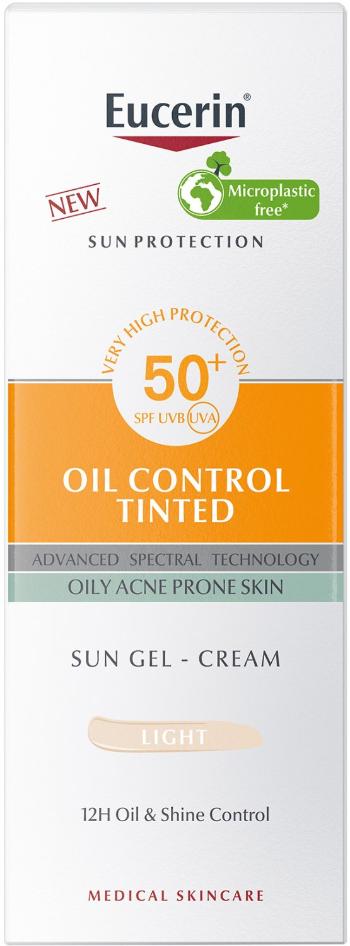 EUCERIN Sun Ochranný krémový gél na opaľovanie na tvár Dry Touch OIL CONTROL (svetlý) SPF 50+, 50 ml