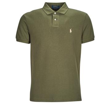 Polo Ralph Lauren  POLO AJUSTE SLIM FIT EN COTON BASIC MESH  Polokošele s krátkym rukávom Kaki