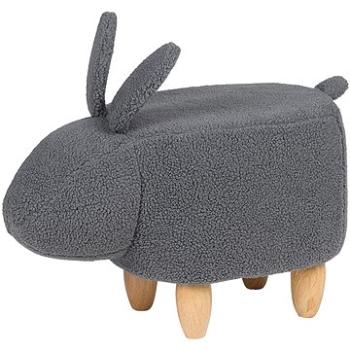 Sivá BELIANI BUNNY (beliani_161326)