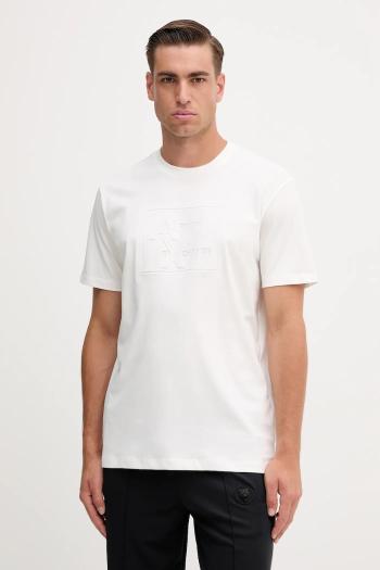 Bavlnené tričko Armani Exchange pánske, biela farba, jednofarebné, XM001454 AF10361