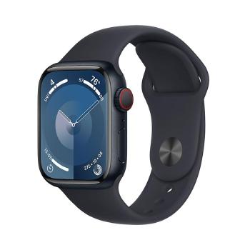 APPLE WATCH SERIES 9 GPS + CELLULAR 41MM MIDNIGHT ALUMINIUM CASE MIDNIGHT SPORTBAND-M/L,MRHT3QC/A