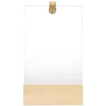 Nástenné zrkadlo masívna borovica 23 × 39,5 cm (322802)