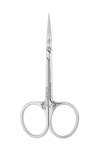 STALEKS Nožnice na nechtovú kožičku so zahnutou špičkou Exclusive 21 Type 1 Magnolia (Professional Cuticle Scissors with Hook)