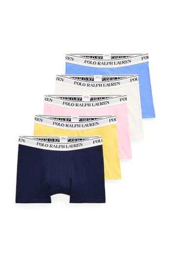 Boxerky Polo Ralph Lauren 5-pak pánske, žltá farba, 714864292