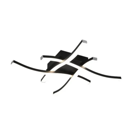 Reality Route led stropné osvetlenie čierna r62474432 RER62474432