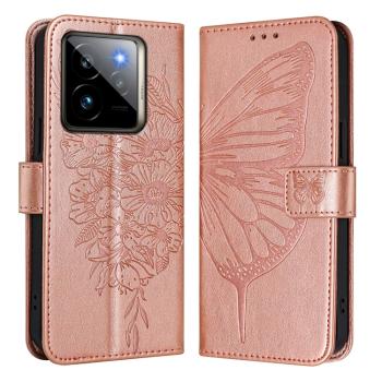 ART BUTTERFLY Peňaženkový obal pre Realme GT 7 Pro 5G ružový