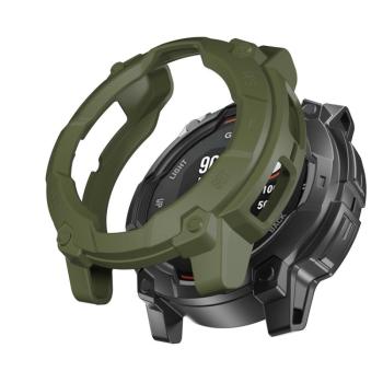 TPU HALF COVER Kryt pre Garmin Instinct 3 Solar 50mm zelený