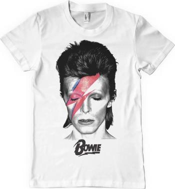David Bowie Tričko Aladdin Sane Unisex White XL