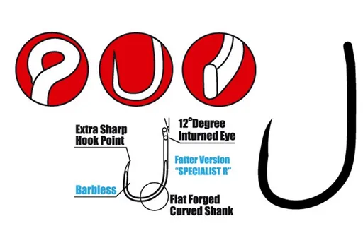 Gamakatsu háčiky g-carp specialist rx bl 10 ks - veľkosť 4