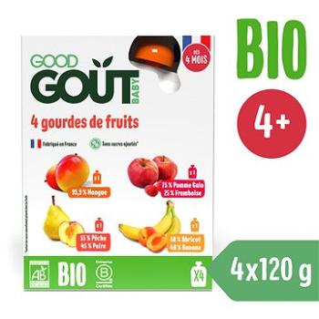 Good Gout BIO variácie kapsičiek Moje obľúbené ovocie (4× 120 g) (3760269312753)