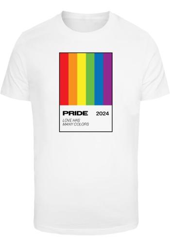 Mr. Tee Many Colors Pride Tee white - 4XL