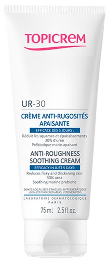 Topicrem Upokojujúci krém proti zrohovatenej pokožke UR30 (Anti-Roughness Soothing Cream) 75 ml