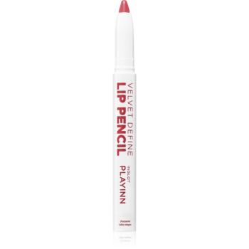 Inglot PlayInn Velvet Define Lip Pencil intenzívna ceruzka na pery odtieň MUTED BERRY 66 1,6 g