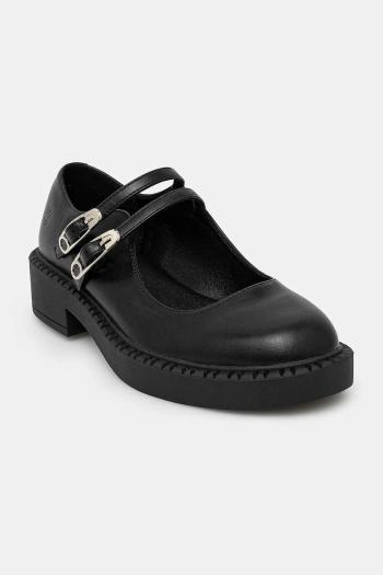 Poltopánky Koi Footwear Vagar Safety Pin Tale Mary Janes dámske, čierna farba, na platforme, SWA-22