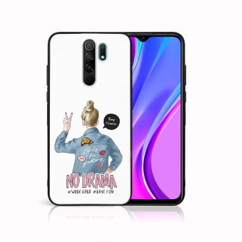 MY ART Silikónový obal Xiaomi Redmi 9 NO DRAMA (138)