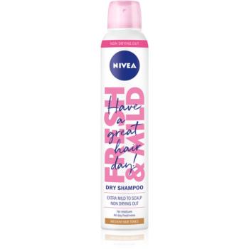 Nivea Fresh Revive suchý šampón pre zväčšenie objemu Medium Tones 200 ml