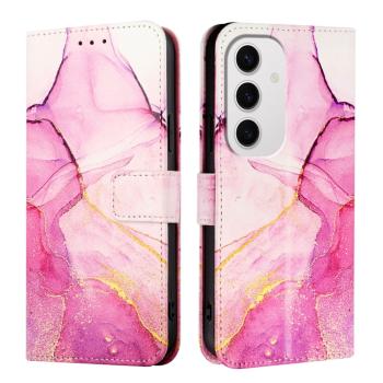 ART MARBLE Peňaženkový kryt pre Samsung Galaxy S24 FE 5G PINK