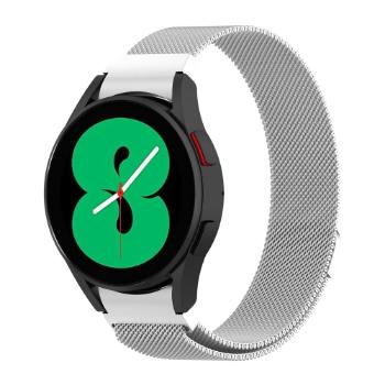 MILANESE Kovový remienok Samsung Galaxy Watch 5 (40mm / 44mm) 5 Pro 45mm strieborný