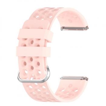 BStrap Silicone (Large) remienok na Fitbit Versa / Versa 2 Pole, sand pink (SFI011C03)