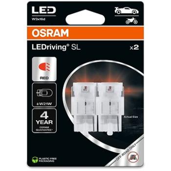 OSRAM LEDriving SL W21W Červená 12V dva kusy v balení (7505DRP-02B)