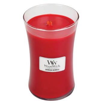 WoodWick Vonná sviečka váza Crimson Berries 609 g