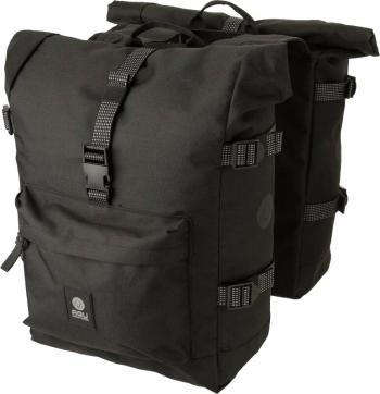 AGU H2O Roll-Top II Urban Dvojitá cestovná taška na bicykel Black 28 L