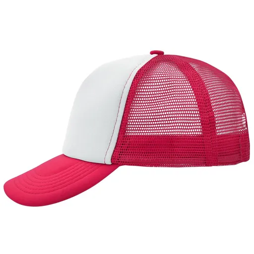 Myrtle Beach (Daiber) 5 panelová šiltovka MB070 - Biela / purpurová | uni
