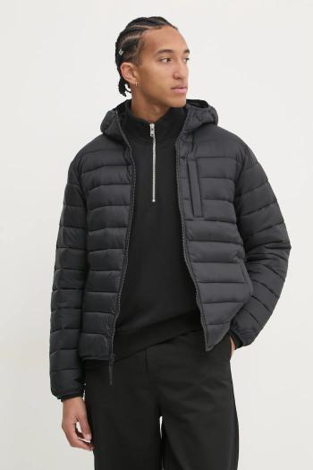 Bunda Hollister Co. pánska, čierna farba, prechodná, KI332-4068