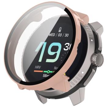 PC FULL COVER Plastový kryt so sklom pre Suunto Race S ružový