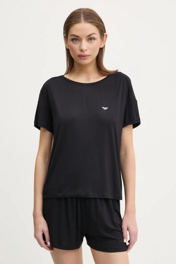 Pyžamový komplet Emporio Armani Underwear čierna farba, bavlnený, EW000525 AF10889